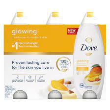 Sữa tắm DOVE - GLOWING giúp dưỡng ẩm da (HÀNG MỸ)