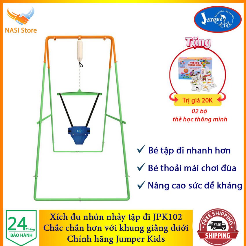 [GIẢM 50K mã BACS50KK] Xích đu nhún nhảy tập đi Jumper Kids JPK102 (bổ sung thêm thanh giằng dưới)