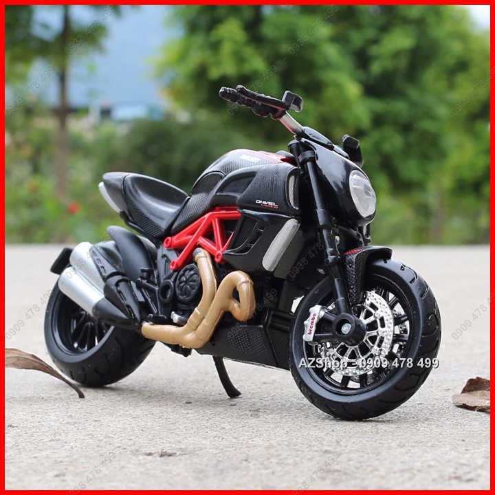 Xe Mô Hình Moto Ducati Diavel Tỉ Lệ 1:18 - Maisto - 8797