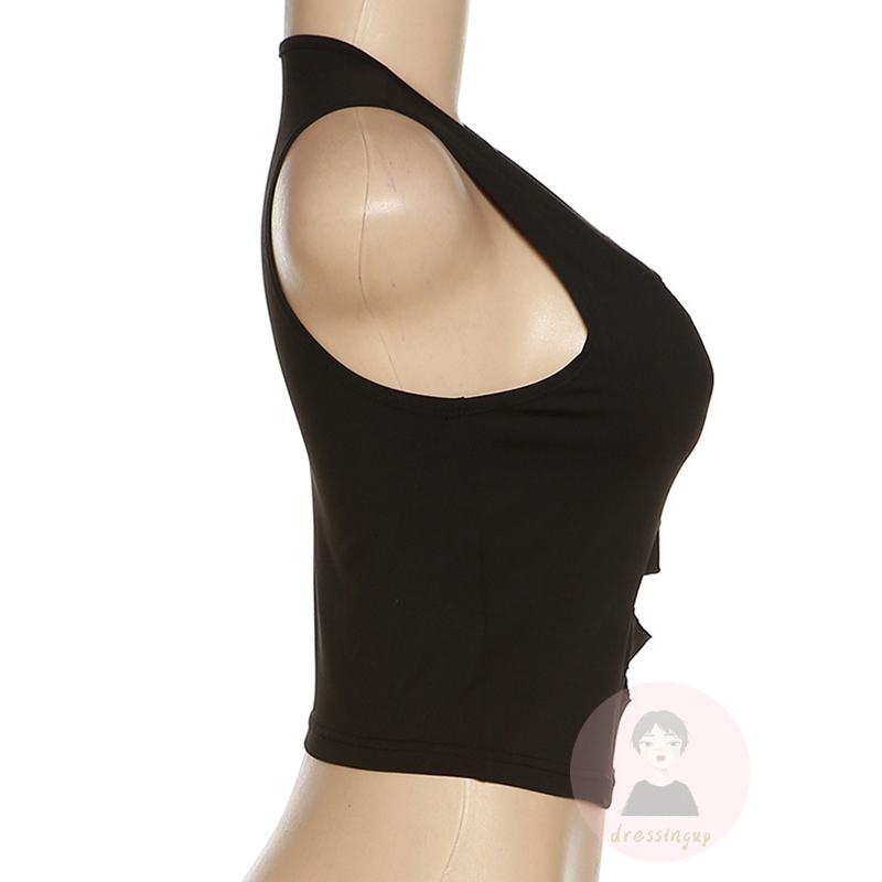 Dre-áo Tank Top Ôm Dáng Màu Sắc Trơn Thời Trang Mùa Hè Cho Nữ