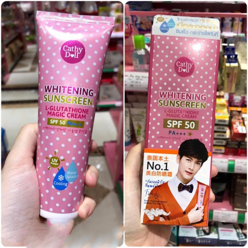 KEM DƯỠNG TRẮNG, CHỐNG NẮNG CATHY DOLL L-GLUTATHIONE MAGIC CREAM