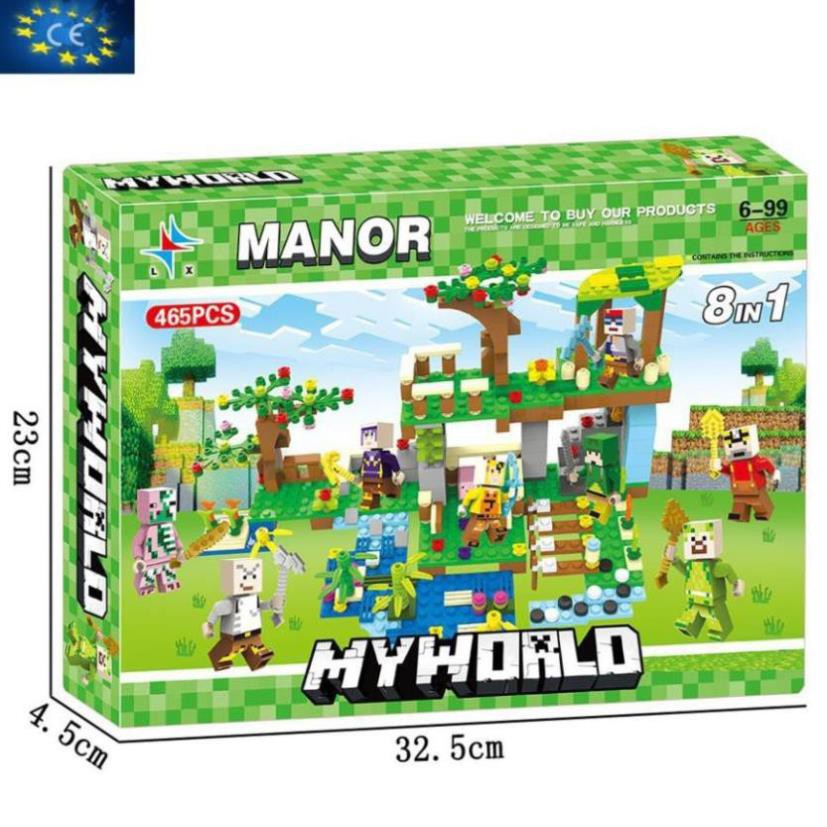 Lắp ráp Ghép Hình GAME MYWORLD MINI WORLD (465 Miếng Ghép) SP669