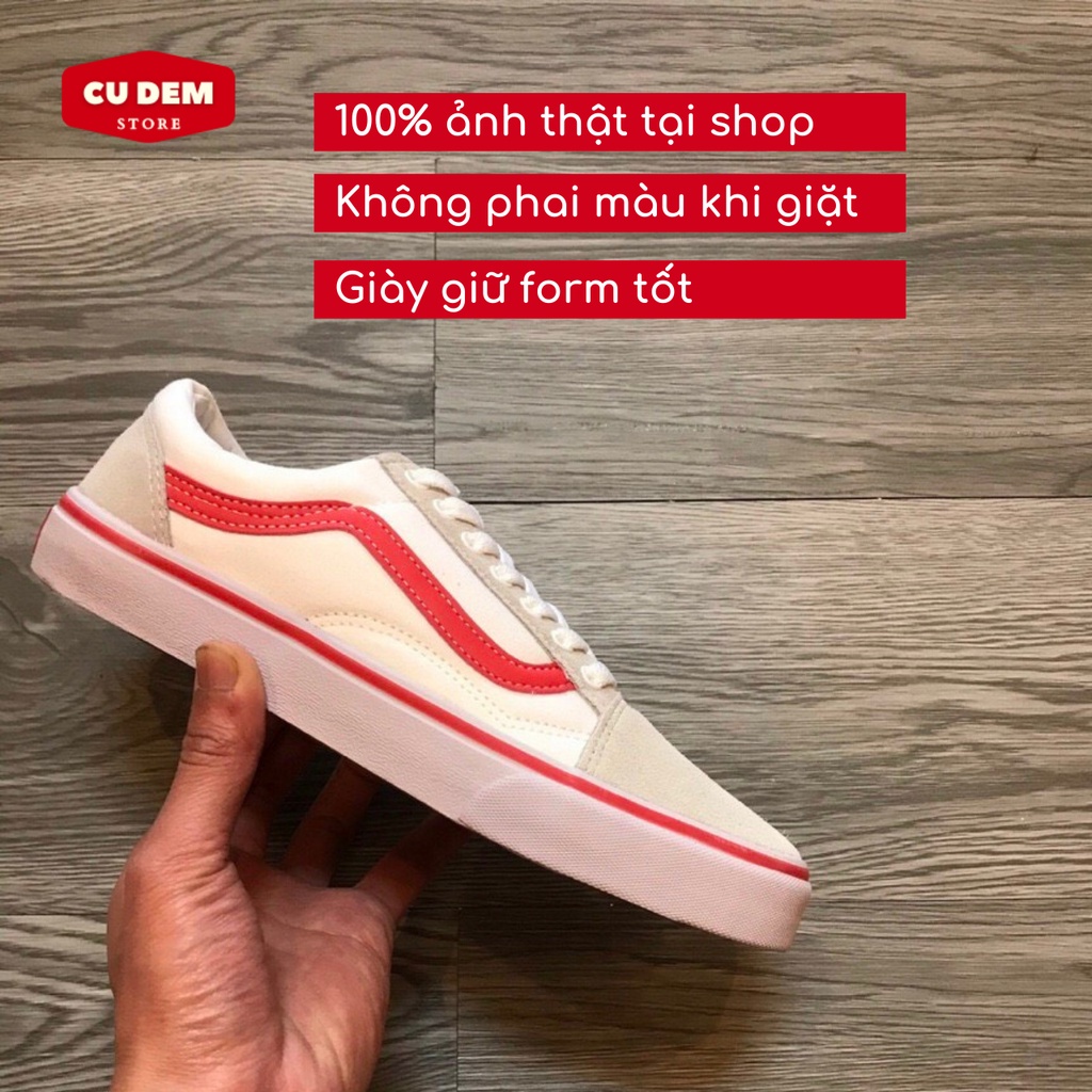 Giày van caro dây buộc nam nữ vault old skool full box tặng kèm hộp bảo vệ