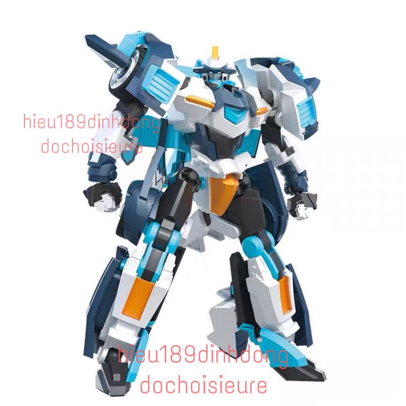 Lực lượng nhí x siêu nhân nhí miniforce animaltron Chiến binh thú Siêu robot cảnh sát không gian Jaws Cop