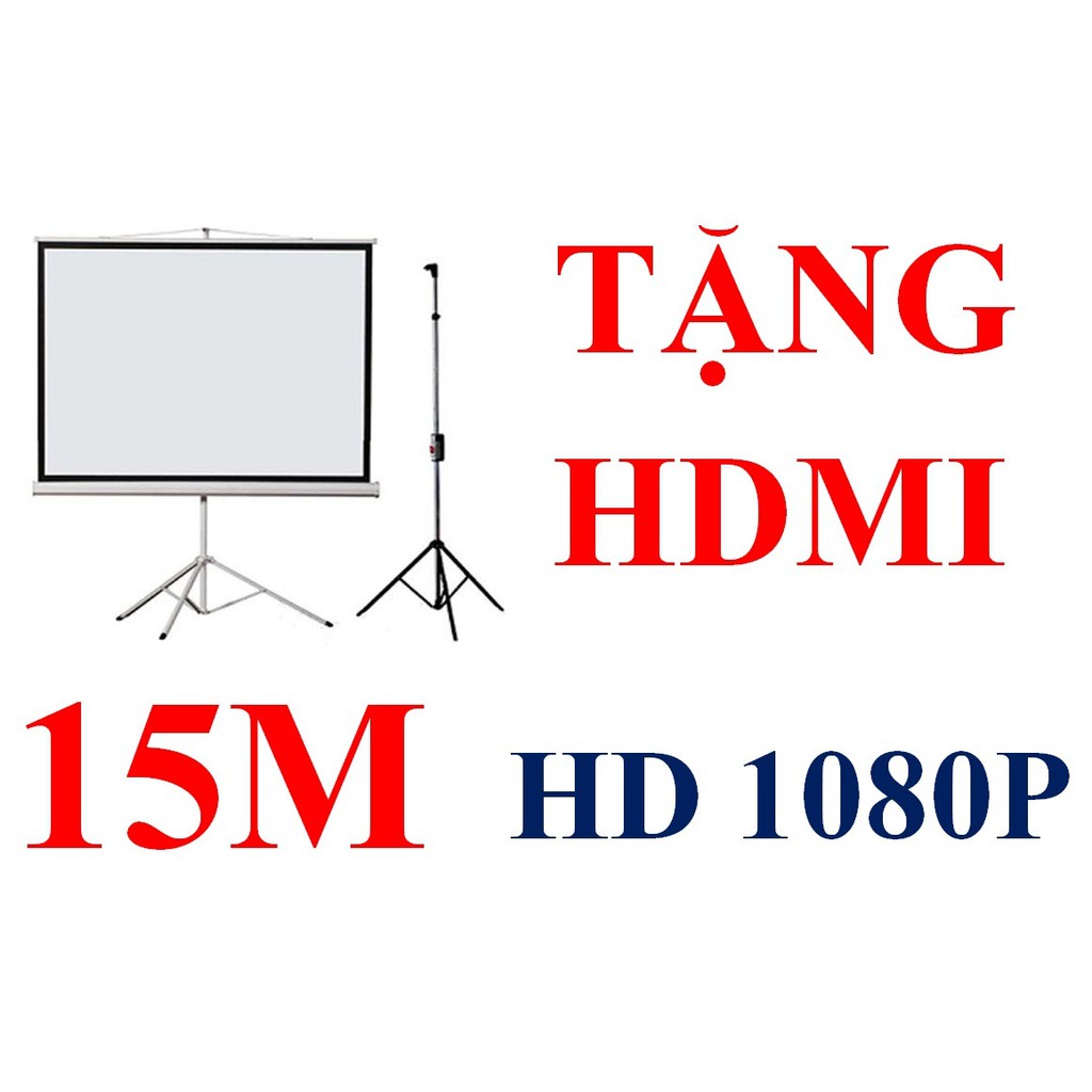 Màn chiếu 3 chân 135 inch Dalite Cao Cấp Chính Hãng