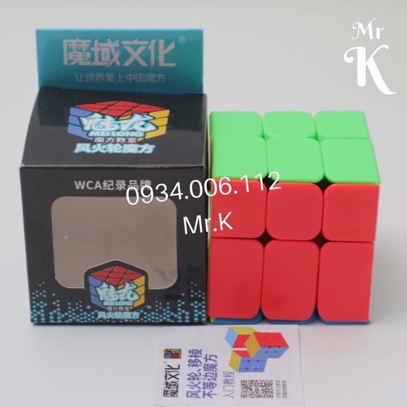 RUBIK BIẾN THỂ RUBIK FISHER CUB MOYU MEILONG STICKERLESS