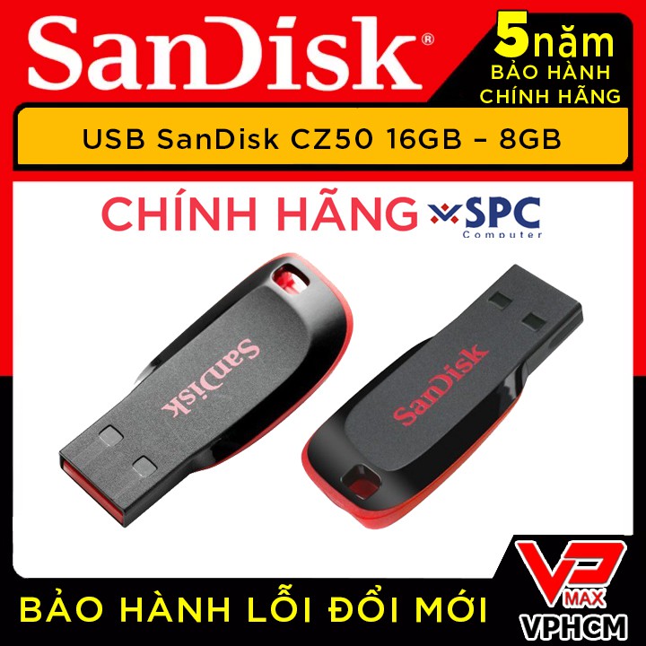 Usb 64Gb 32Gb 16Gb 8Gb Sandisk Toshiba Trek bảo hành 5 năm