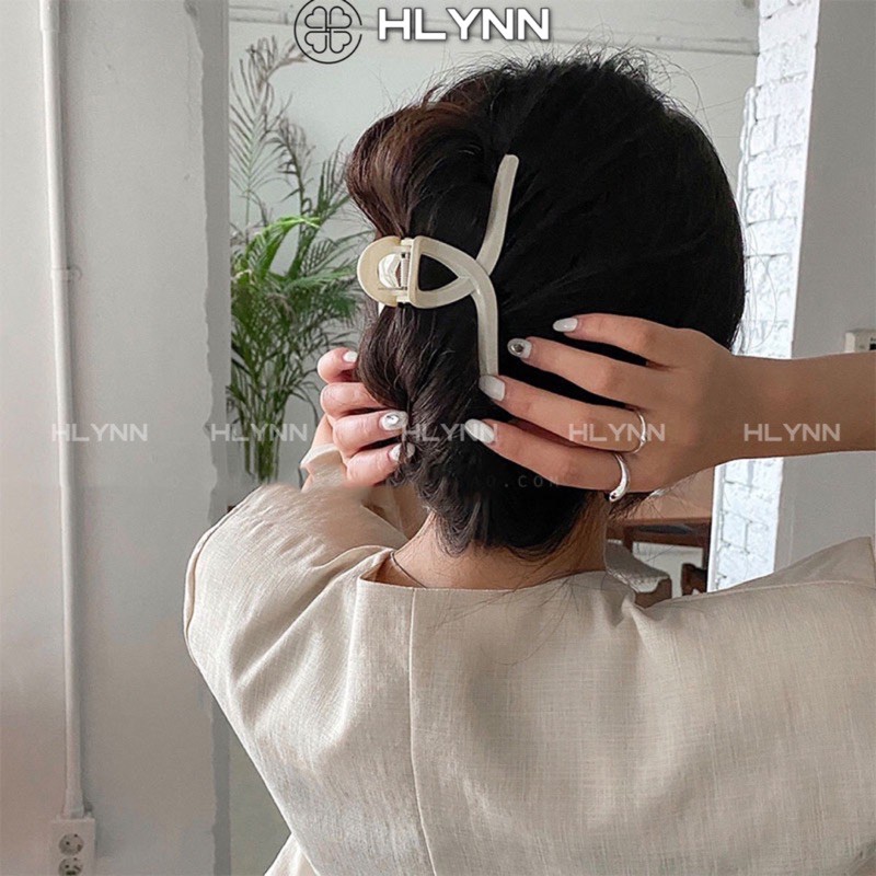 Kẹp tóc càng cua màu trơn