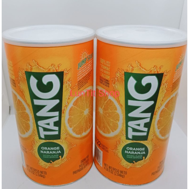 Bột pha nước cam Tang của Mỹ lon lớn 2.04 Kg 2 04