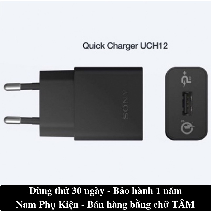 Sạc Nhanh Quick Charge 3.0 Sony/ Xiaomi/ LG/ Nokia/ Vsmart