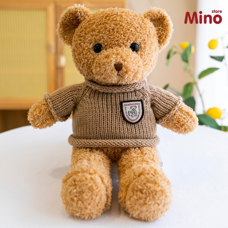 [Mã BMBAU50 giảm 7% đơn 99K] Gấu Teddy To Head Tales Mặc Áo Gối Ôm Hình Thú Teddy MINO STORE TH85