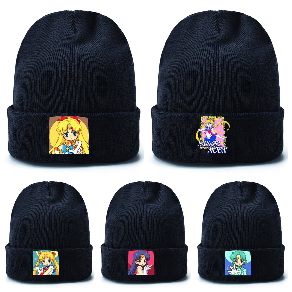 Mũ len in hình SAILOR MOON THỦY THỦ MẶT TRĂNG anime chibi xinh xắn thời trang nam nữ