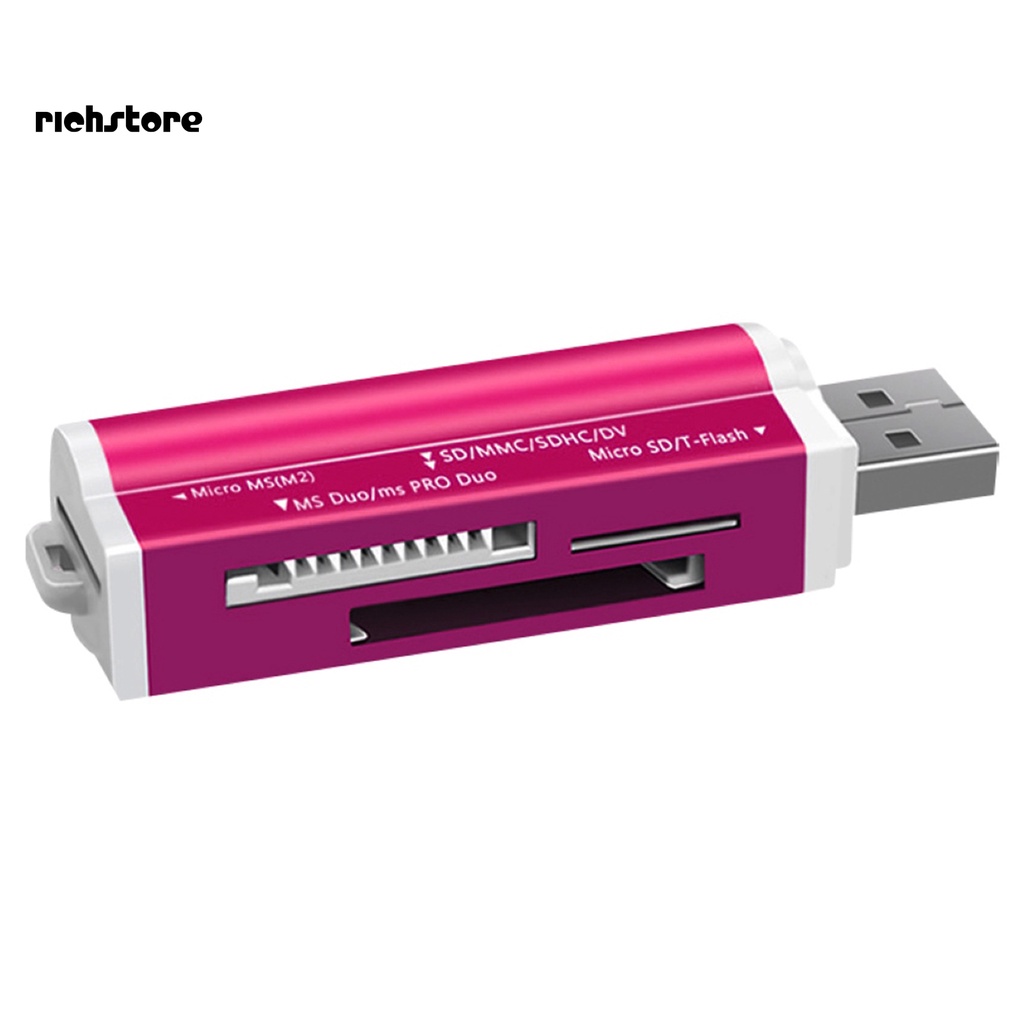 Đầu Đọc Thẻ Nhớ USB TF / Micro-SD / MS / M2 4 Trong 1 Cho Máy Tính | BigBuy360 - bigbuy360.vn
