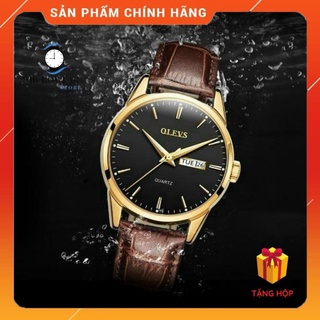 Đồng hồ nam dây da thời trang cao cấp olevs *