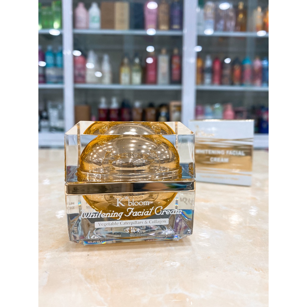 Kem Dưỡng Trắng Giảm Thâm Nám Ngừa Lão Hóa Da Đông Trùng Hạ Thảo K BLOOM Whitening Facial Cream 5in1 Đài Loan 30ml