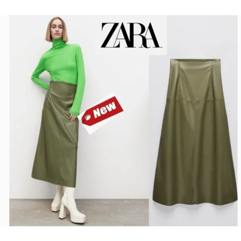Chân Váy Da Zara Authentic sz Xs