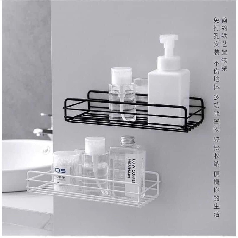 Kệ Sắt Dán Tường Chữ Nhật Siêu  Chắc Chắn