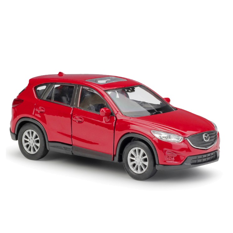 Xe mô hình ô tô mini Mazda CX5 màu đỏ mô hình tỉ lệ 1:36 xe bằng sắt chạy cót