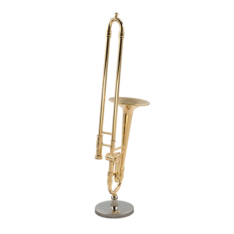 Kèn Trombone el Mini 12cm Kèm Hộp Da Màu Đen