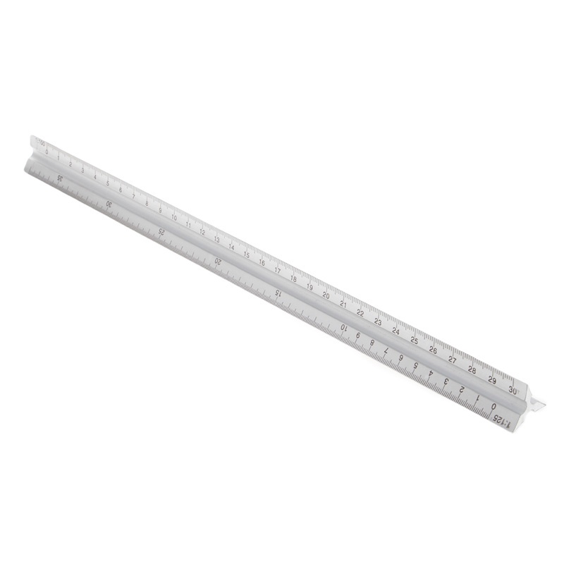 Thước Đo Lường Hình Tam Giác Bằng Nhôm Kim Loại 30cm 12 &quot;