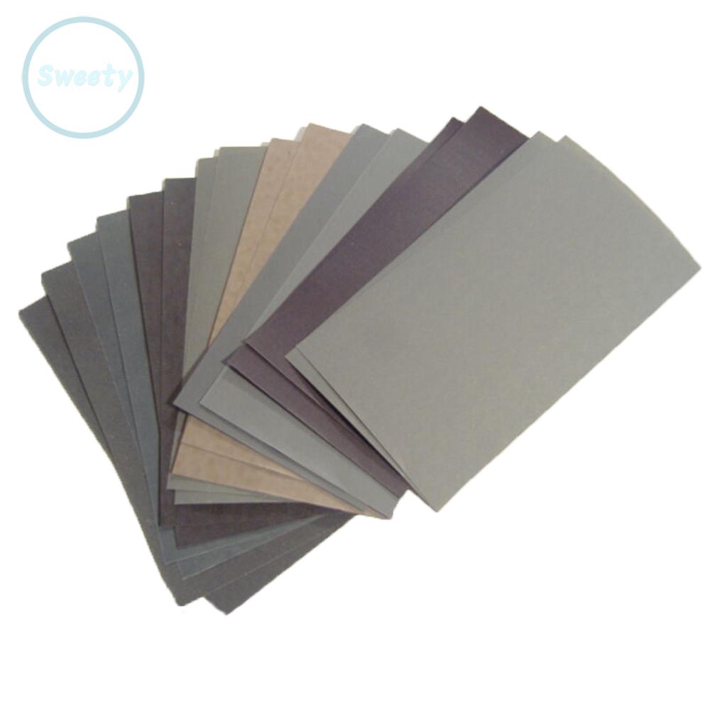 Bộ 15 Miếng Giấy Nhám 400-2500 Grit 400-6500 Grit 400 1500 2000 2500 Grit 15x15