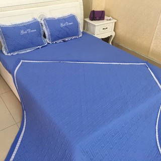 Set chăn ga gối satin xoa 4 món