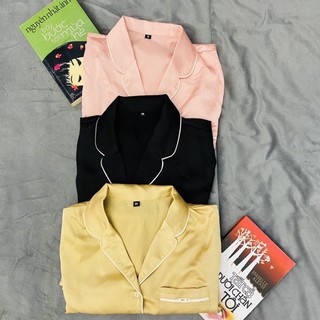 Đồ ngủ lụa cộc tay, Pijama cộc tay lụa cao cấp, mát, đẹp