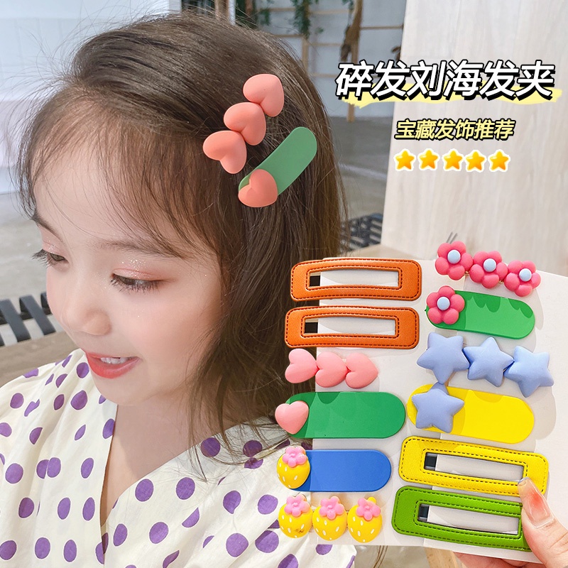 Kẹp Tóc Hoạt Hình Phong Cách Công Chúa Xinh Xắn Cho Bé Gái