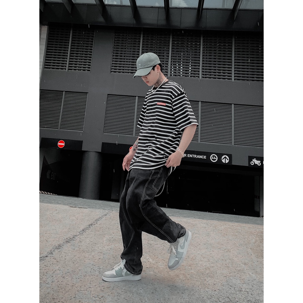 Áo Thun Sọc BASIC STRIPED - YOUNG GREEN