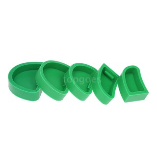 T&G 5Pcs Dental Lab Silicone Plaster Model Former Base Molds Mould without Tongue Dental Material