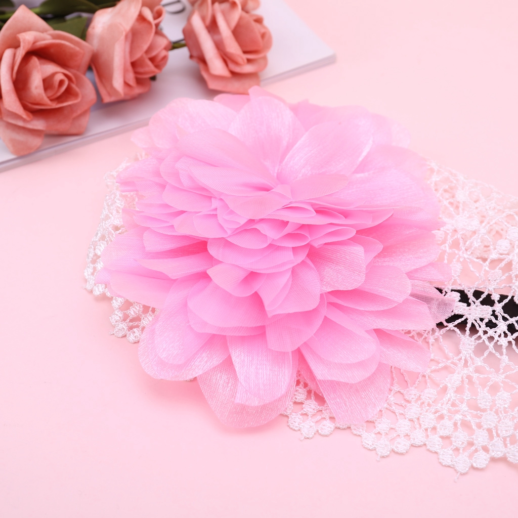 Băng đô gắn bông hoa thời trang dễ thương cho bé gái