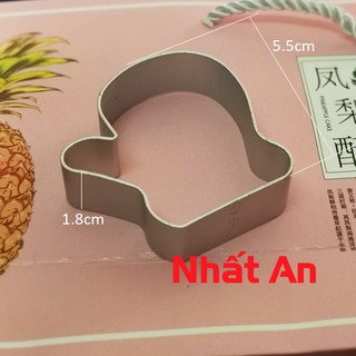 Khuôn nhấn bánh  dứa hình bao tay
