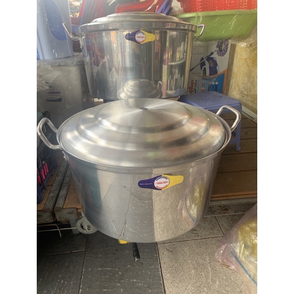 Nồi Nhôm Nắp Mô  Size Lớn 62 , 64 , 66 , 68 , 70 , 72cm