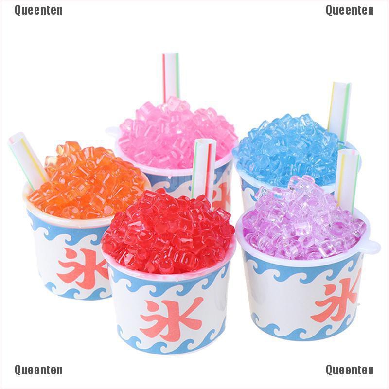 ★Queen★1Pc Dollhouse Miniature Ice Cups Model Kids Pretend Play Food Play House Toys