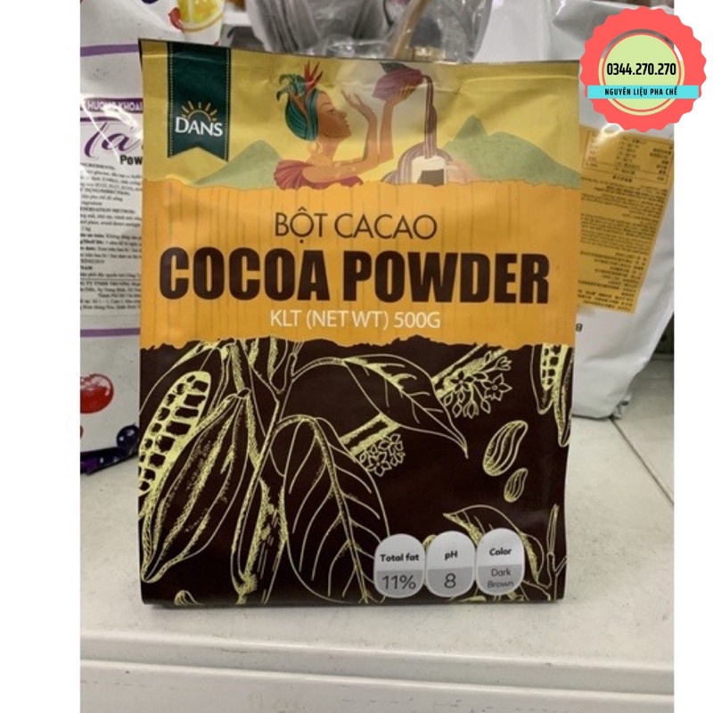 Bột Cacao Dans - Gói 500gr