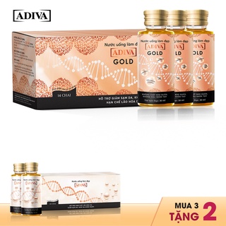 Combo 3 hộp collagen adiva gold - tặng 2 hộp collagen adiva