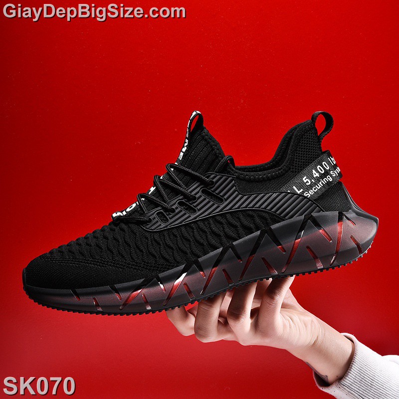 Giày Sneaker, giày thể thao big size cỡ lớn (EU:45-46) cho nam chân to
