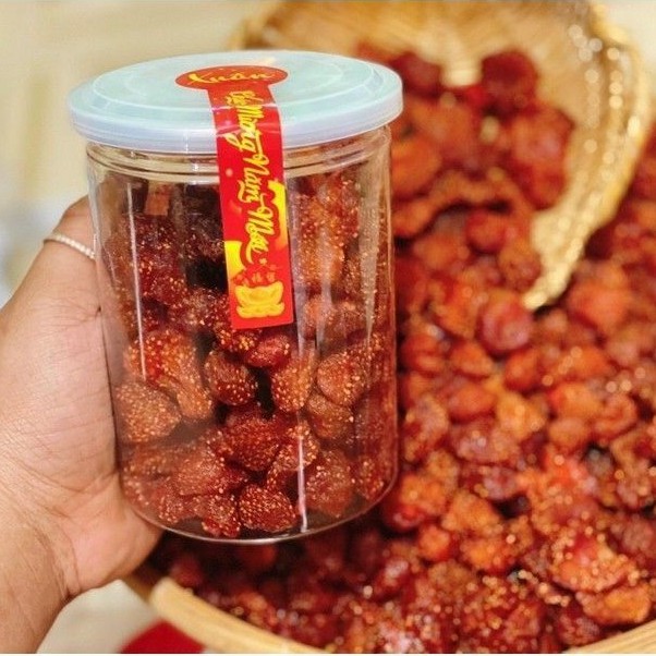DÂU TÂY ĐÀ LẠT KHÔNG ĐƯỜNG ( HẬU CHUA NGỌT NHẸ)