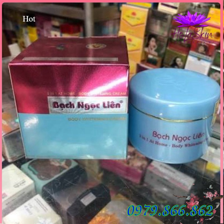 Kem Duõng Trắng Body Bạch Ngọc Liên Hũ Xanh