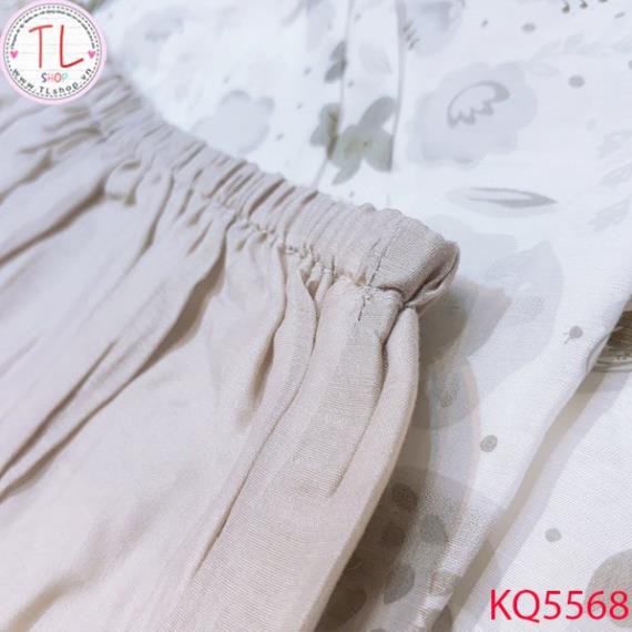 Thời trang trẻ em - Bộ áo ngắn tay quần lửng cực đáng yêu - quần áo bé gái - Bộ bé gái
