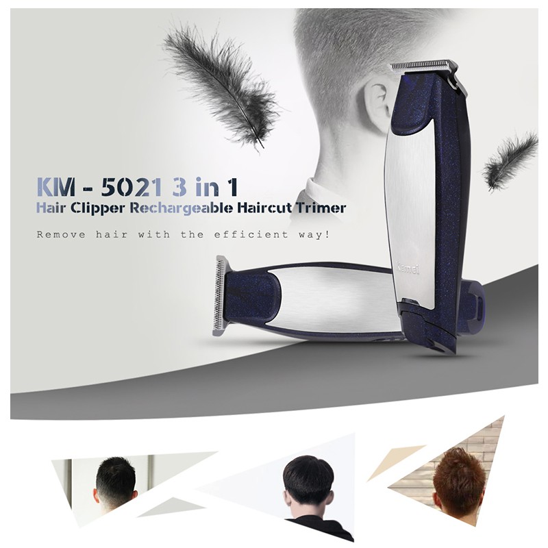 Tông đơ KEMEI 5021, chuyên dụng cho cắt tóc và bấm viền, tạo kiểu