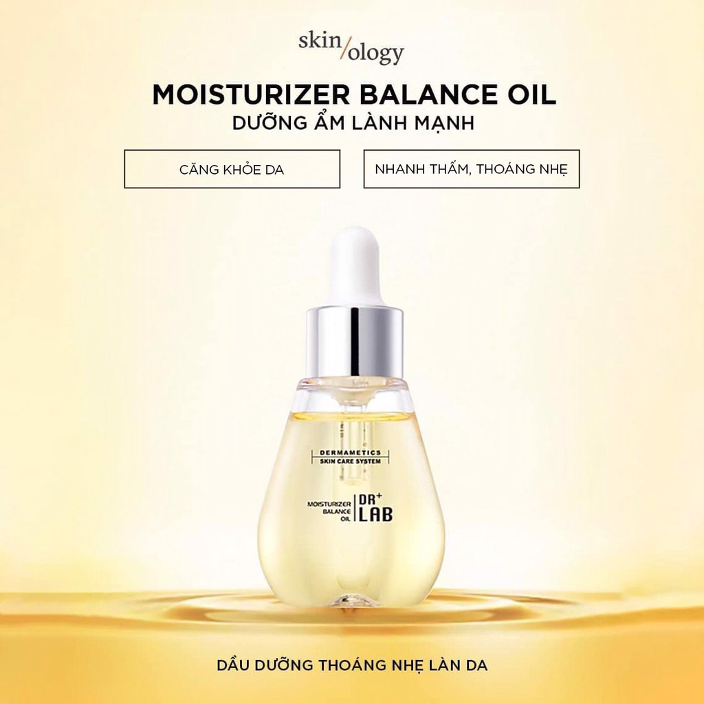 DẦU DƯỠNG ẨM CĂNG BÓNG PHỤC HỒI GIẢM DẦU MỤN CHÍNH HÃNG DR+LAB MOISTURIZER BALANCE OIL