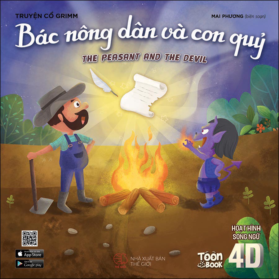 Sách - Bác Nông Dân Và Con Quỷ (Hoạt Hình Song Ngữ 4D)