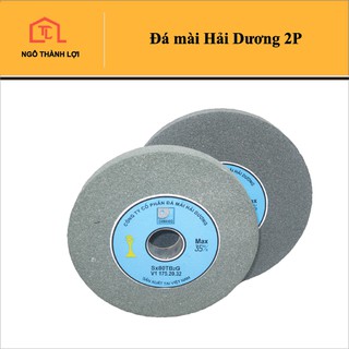 Đá mài hải dương 1t / 1t2 / 1t5 / 1t8 / 2t / 2t5 dày 2p dùng cho máy mài bàn từ 1t5 lỗ cốt là 32mm
