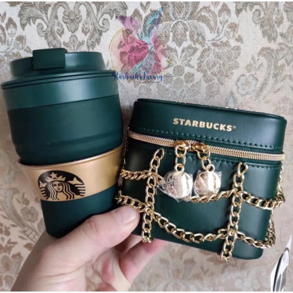 Set bình và túi Starbucks chính hãng