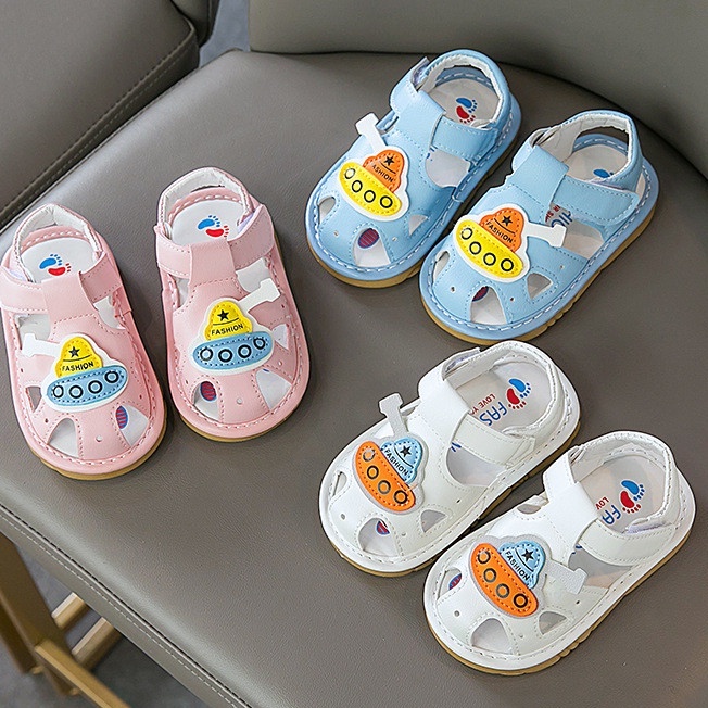 Sandal tập đi cho bé gái, bé trai Đế mềm. chống trơn