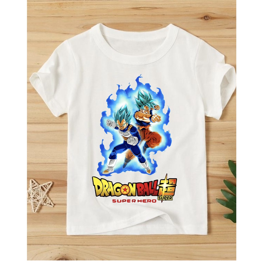 Áo thun bé trai in hình songoku  7 viên ngọc rồng cotton co giản 4 chiều thoải mái SGK01