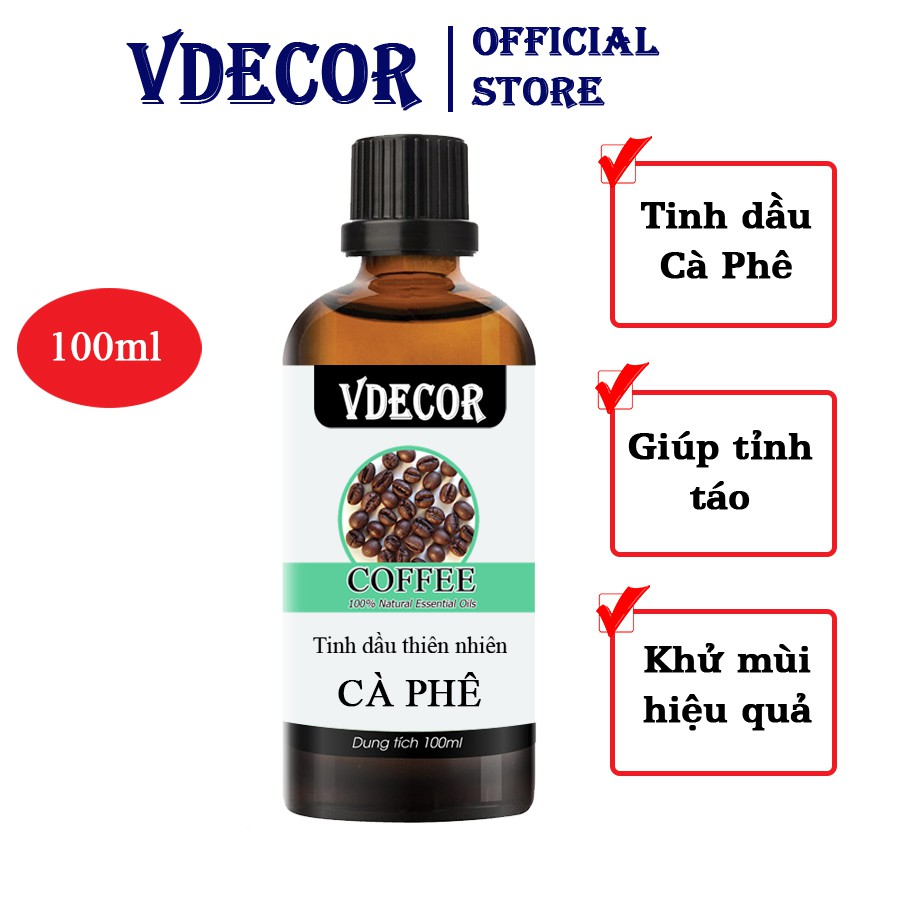 [Mã LIFEMALL2505 giảm 10% đơn 250K] [Tiết kiệm lên đến 50% Lọ 100ml tinh dầu Vdecor nguyên chất 100% thiên nhiên