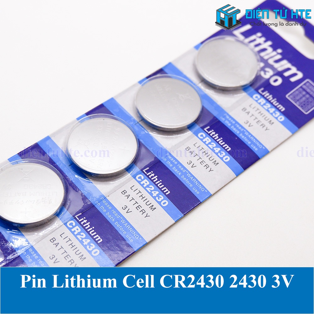 Pin Lithium Cell CR2450 2450 - CR2430 2430 3V (trong vỉ)