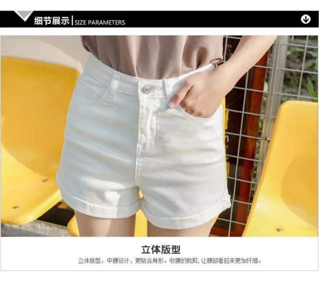 QUẦN SHORT KAKI ĐEN TRẮNG | BigBuy360 - bigbuy360.vn